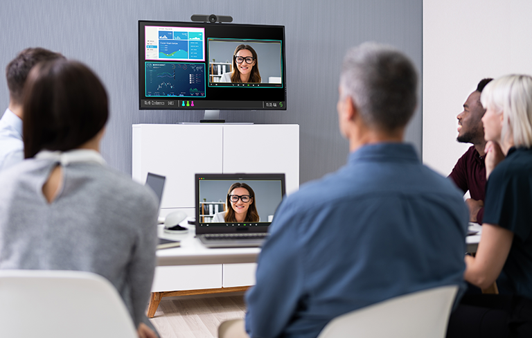 Video conferencing using the Poly Video Bar