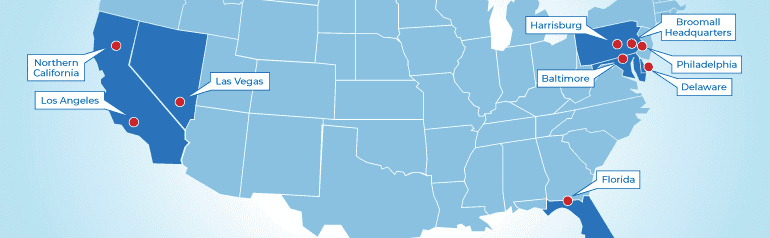 Visual Sound United States Locations Map