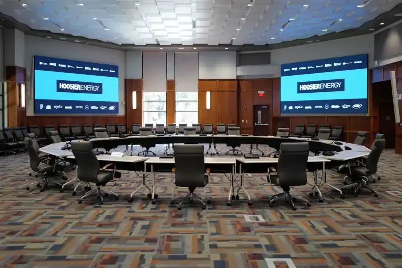AV Integration Hoosier Energy Boardroom