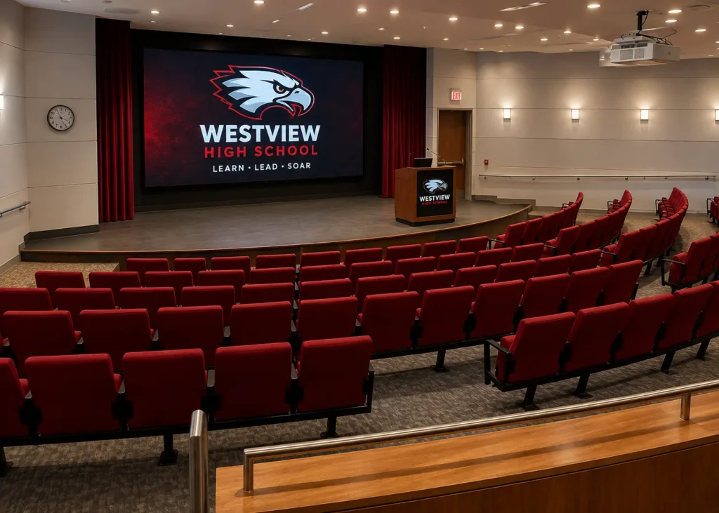 High School Auditorium Projection Smart Notebook