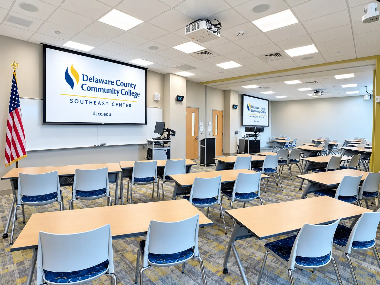 College Classroom AV AV for Divisible College Classroom