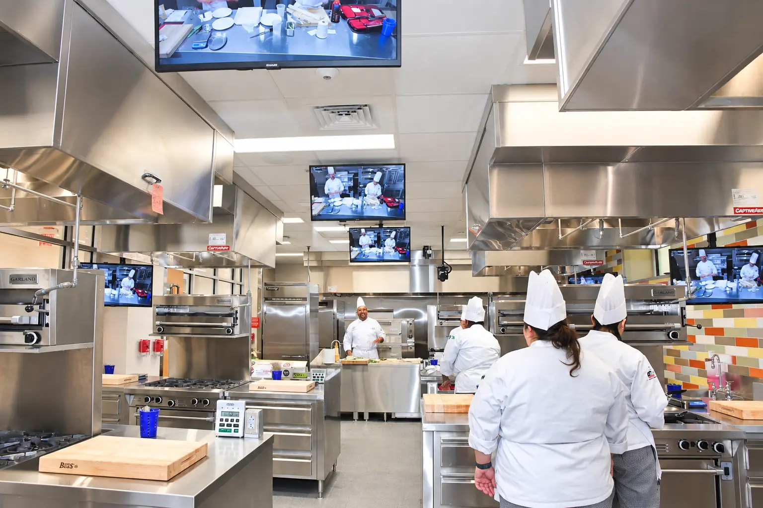DCCC AV For Student Kitchen AV for Higher Education Kitchen